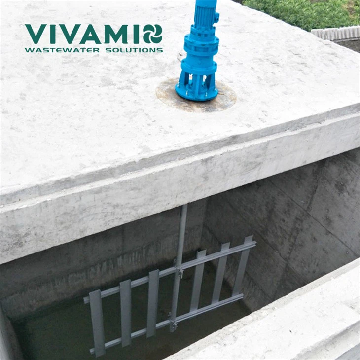 flash mixer in water treatment plant